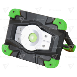 Reflector instalator LED cu acumulator,funcţie acum.extern 10 W, 6500 K, 3,7 V, 4400 mAh, Li-Ion, 1000 lm, 3 h, IP54