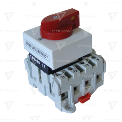 Întrerupător separator modular cu zăvorâre prin lacăt 400V, 50Hz, 20A, 3P, 5,5kW, 42×42mm Întrerupător separator modular cu zăvorâre prin lacăt 400V, 50Hz, 20A, 3P, 5,5kW, 42×42mm