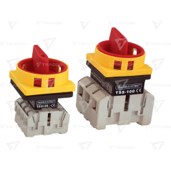 Întrerupător separator de siguranţă cu zăvorâre prin lacăt 400V, 50Hz, 20A, 3P, 5,5kW, 48×48mm Întrerupător separator de siguranţă cu zăvorâre prin lacăt 400V, 50Hz, 20A, 3P, 5,5kW, 48×48mm